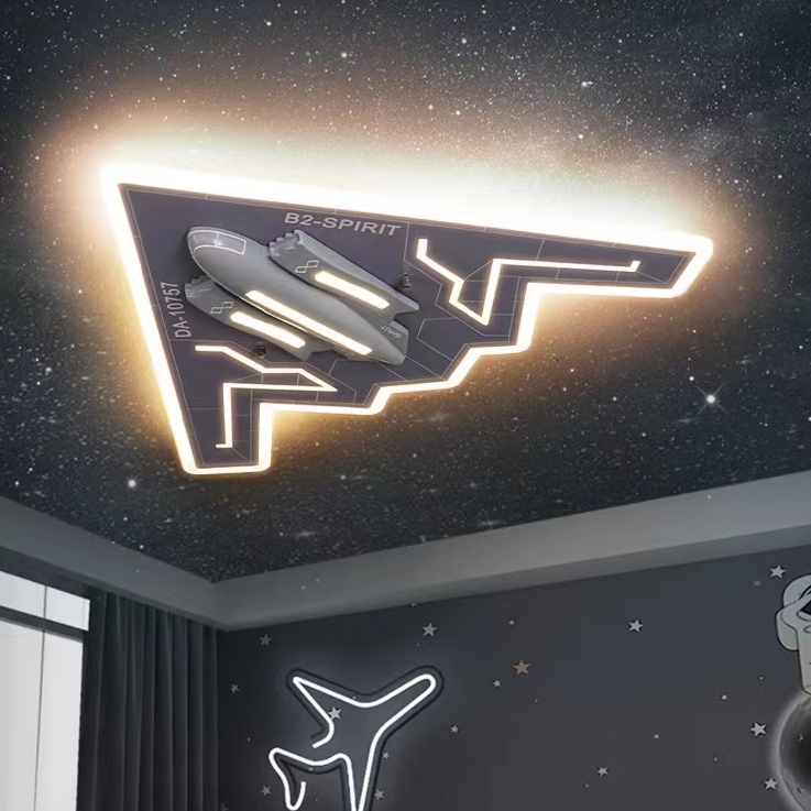 10757 LED Bedroom Ceiling Lights,Battleplane Lighting,Remote Control