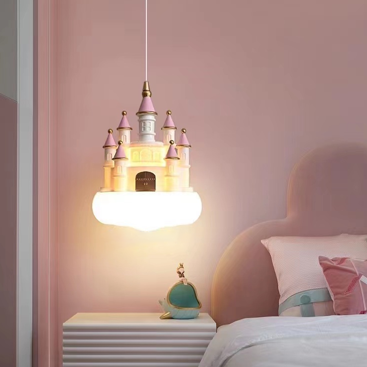 20503 Led Bedroom Pendant Lights, Bedlight,Fairytale Castle Lighting,Hang Line Adjustable