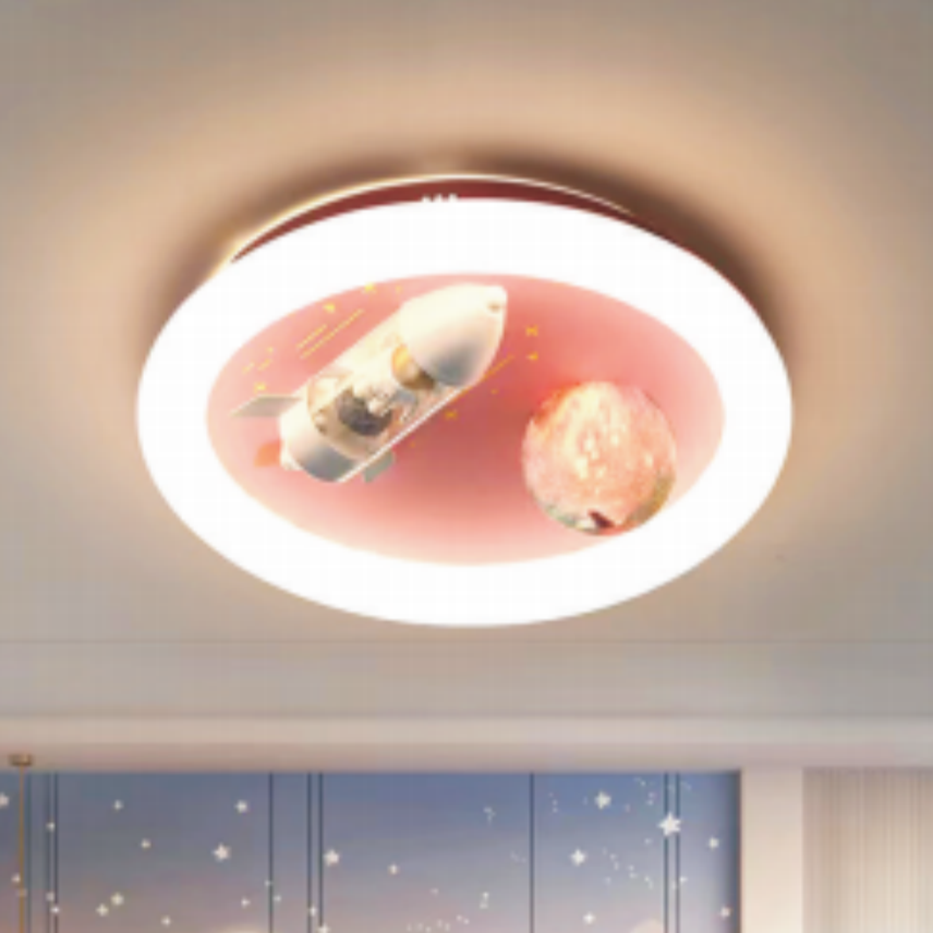 20372 Led Bedroom Ceiling Lights, Astronaut Lighting,Light Color is Variable,Remote Control
