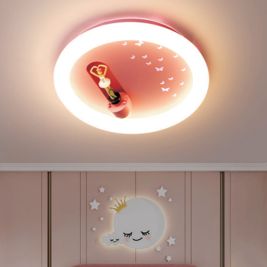20419 Led Bedroom Ceiling Lights, Ballet Girl Lighting,Light Color is Variable