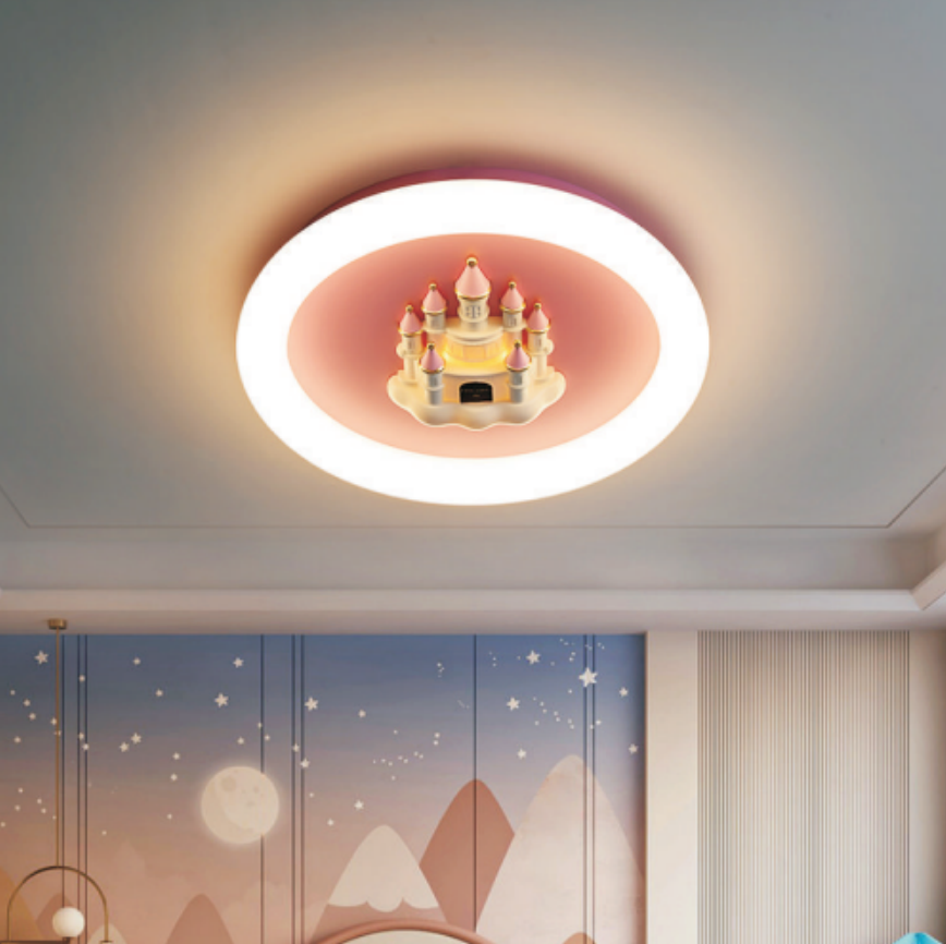 20511 Led Bedroom Ceiling Lights, Fairytale Castle Lighting,Light Color is Variable