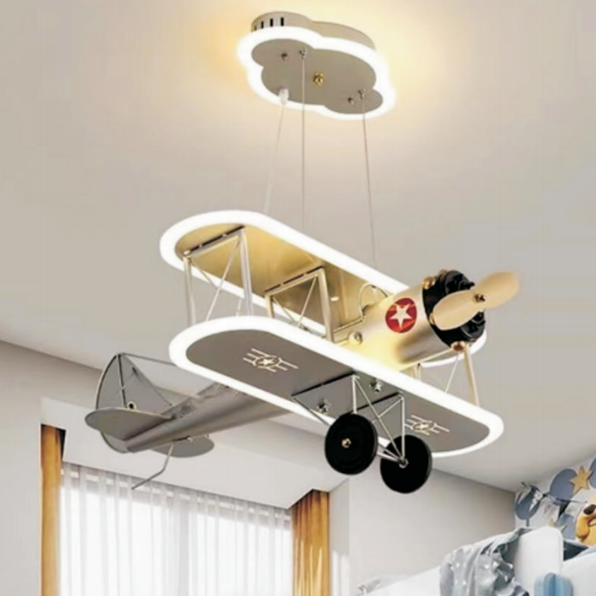 8662 Led Bedroom Pendant Lights, Helicopter Lighting, Remote Control