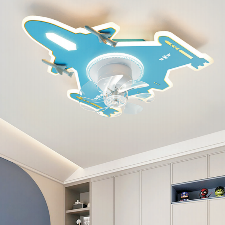 20690 Led Bedroom Ceiling Fan Lights, Airplane Lighting, Remote Control
