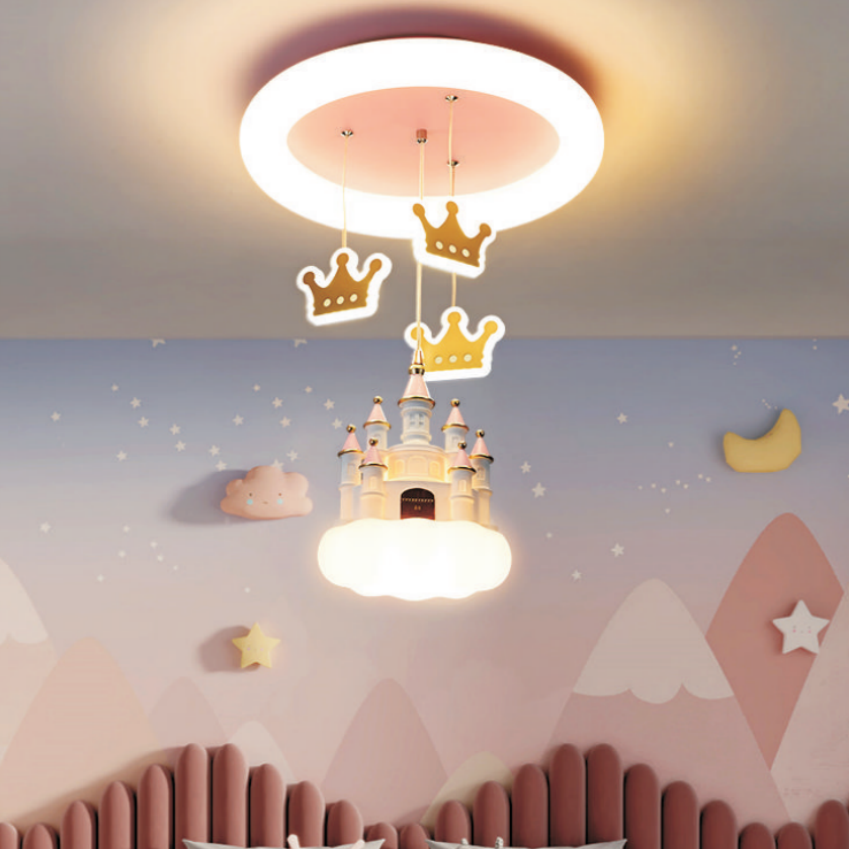 20513 Led Bedroom Pendant Lights, Bedlight,Fairytale Castle Lighting,Light Color Adjustable