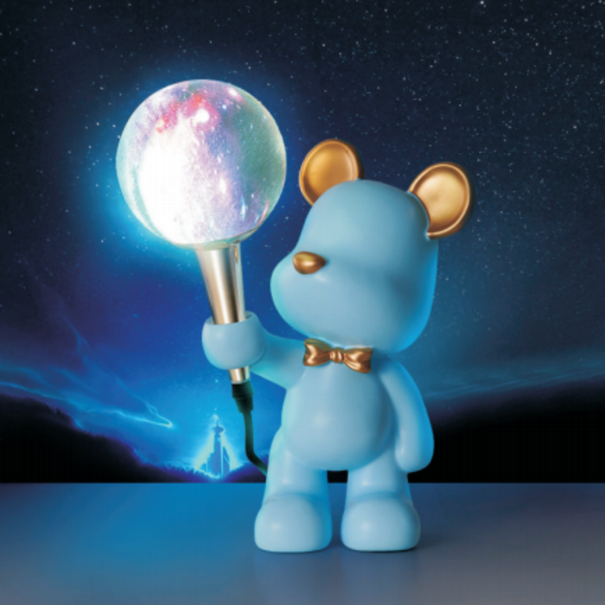 997 LED Bedroom Table Lamp, Lovely Mickey and Minnie Lighting