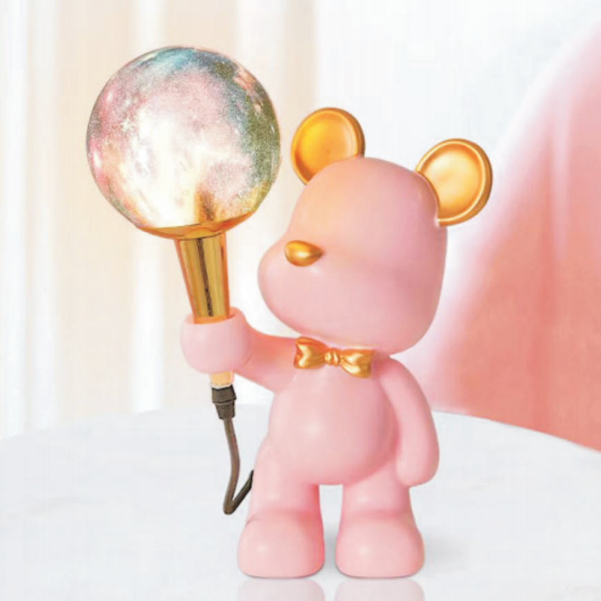997 LED Bedroom Table Lamp, Lovely Mickey and Minnie Lighting